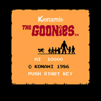 The Goonies Title Screen